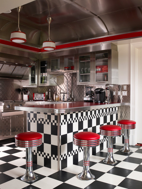 25 Lovely Retro Kitchen Design Ideas