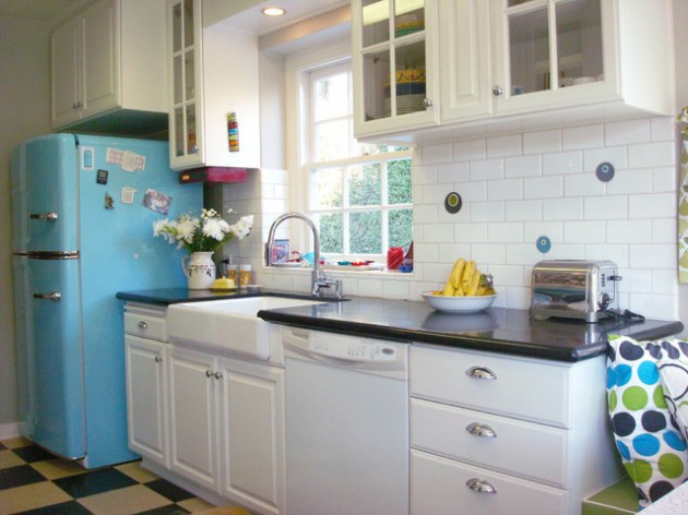 25 Lovely Retro Kitchen Design Ideas