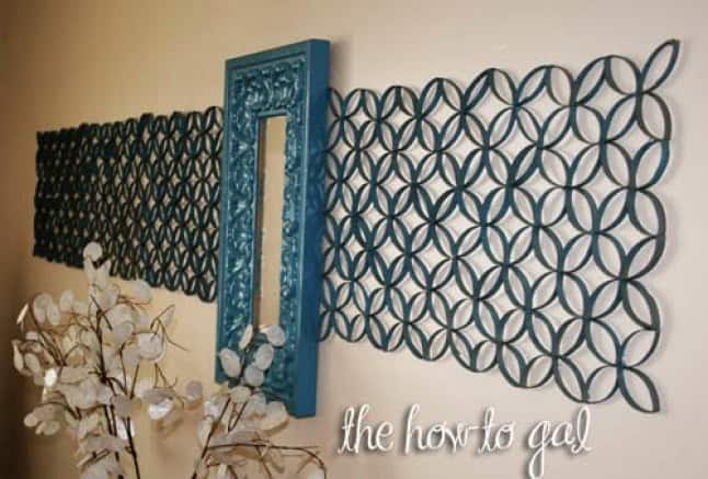 25 Creative DIY Toilet Paper Roll Wall Art 25
