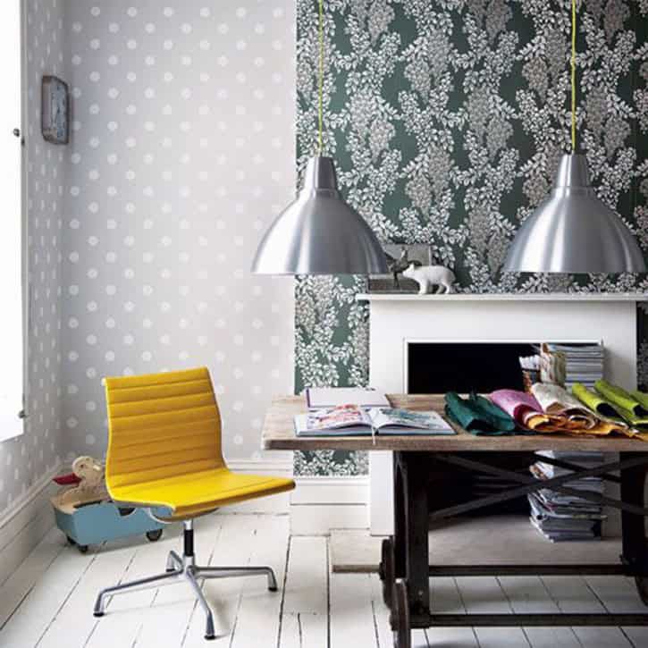 25 Amazing Polka Dot Interior Walls 25