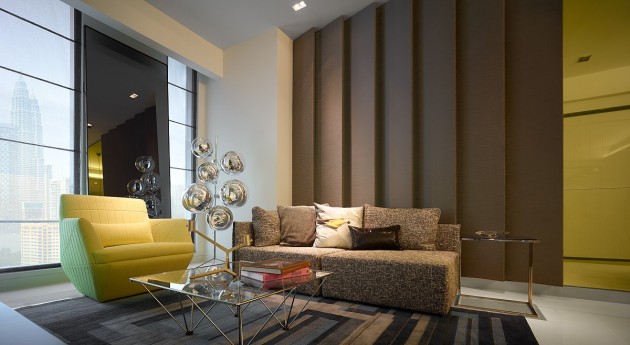 Fancy Interior Design in Kuala Lumpur Designed by Blu Water Studio