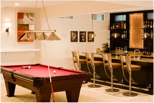 30 Trendy Billiard Room Design Ideas