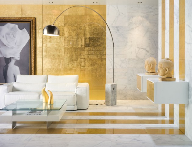 30 Glamorous Interiors with Golden Touch
