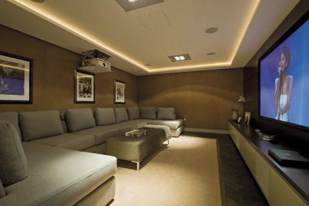 Modern Small Media Room Ideas : Discover design inspiration from a