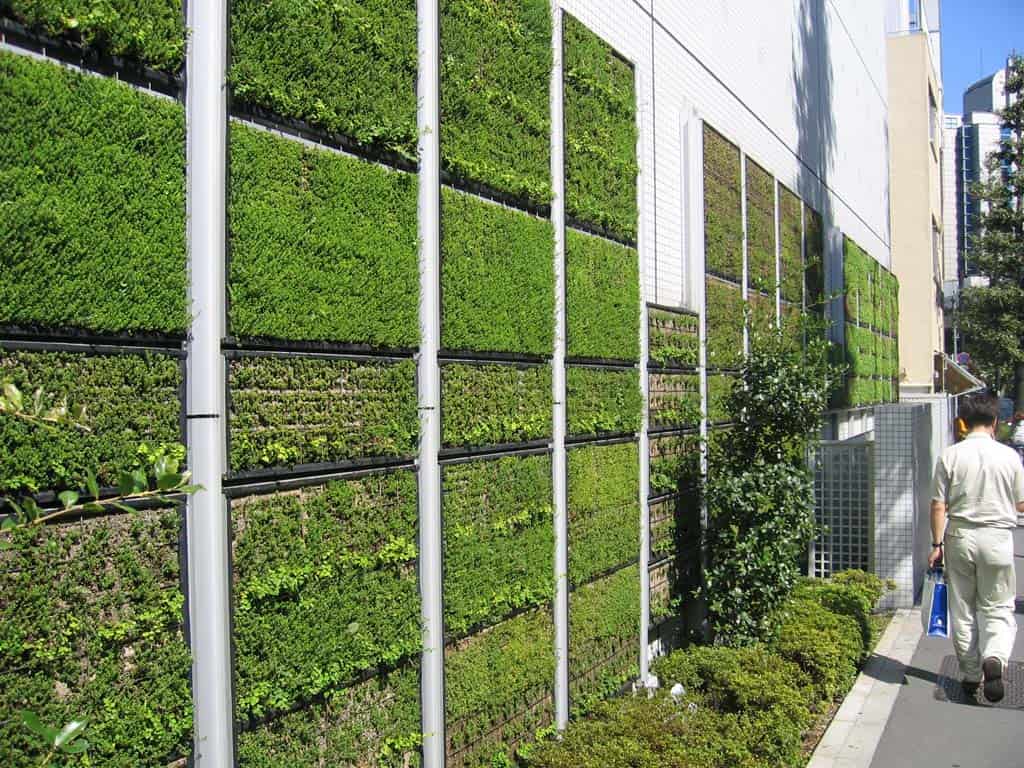 30 Incredible Green Walls Some green grass tiles?
