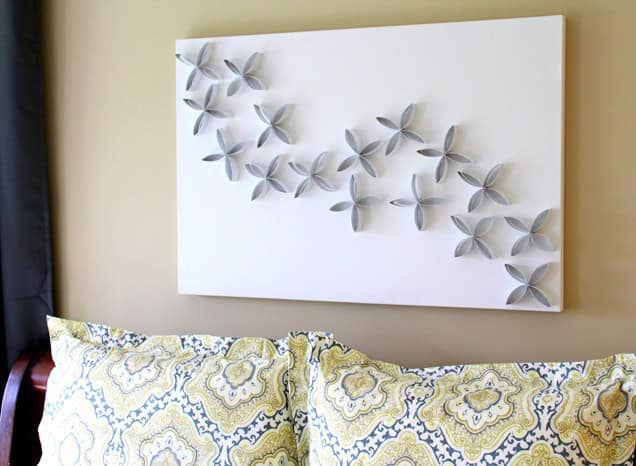 25 Creative DIY Toilet Paper Roll Wall Art 3