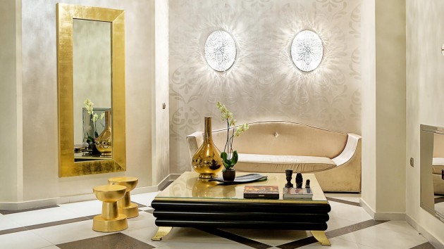 30 Glamorous Interiors with Golden Touch
