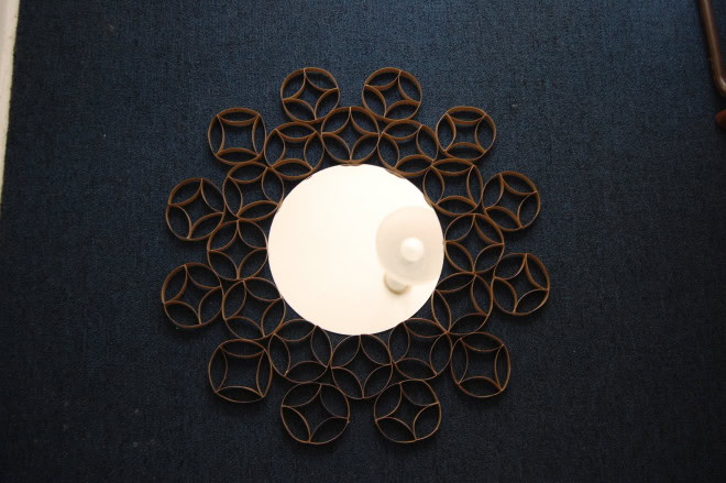 25 Creative DIY Toilet Paper Roll Wall Art 6