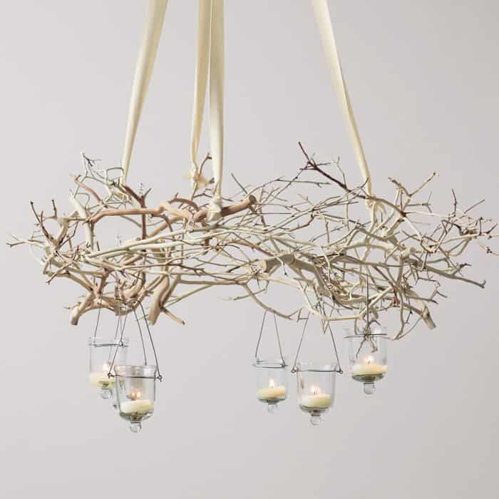 25 Amazing DIY Branches Chandeliers