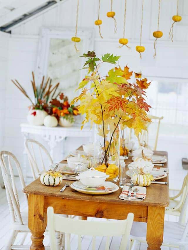 25 Adorable DIY Autumn Inspired Decoration Ideas with Leaves 10