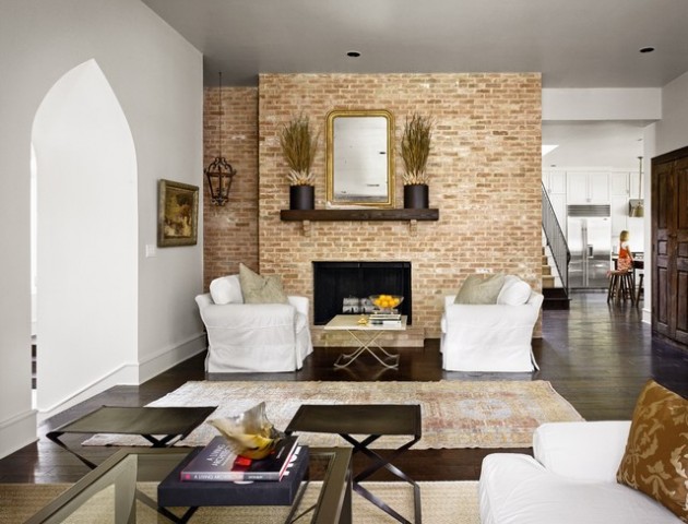 32 Brilliant Interiors with Brick Walls