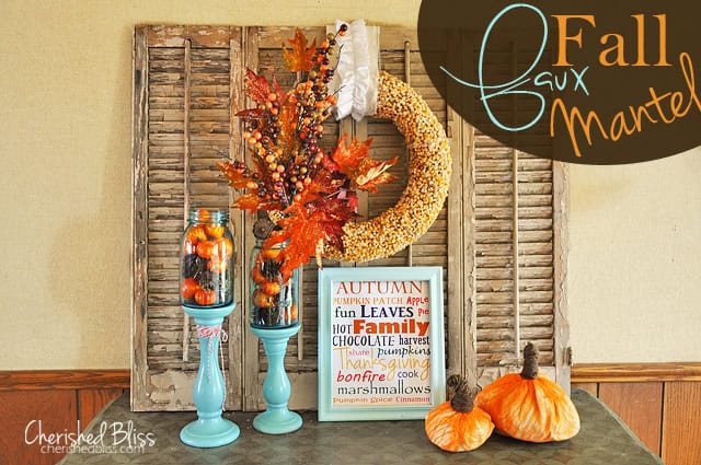 40 Delightful DIY Fall Mantel Decoration Ideas 12