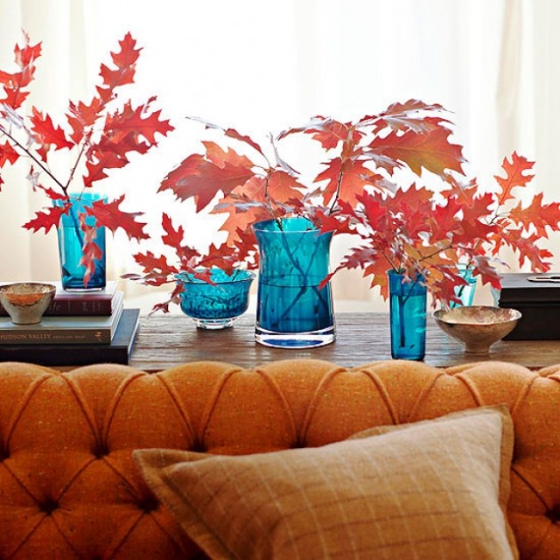 25 Adorable DIY Autumn Inspired Decoration Ideas with Leaves