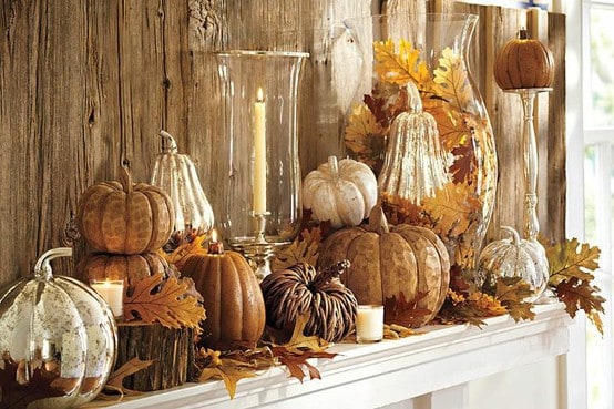 40 Delightful DIY Fall Mantel Decoration Ideas