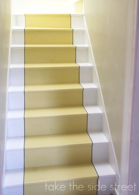 20 Fancy Painted Stair Runners Ideas