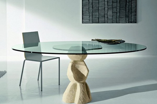 22 Elegant Glass Table Design Ideas, Diy Glass Dining Table Base Ideas