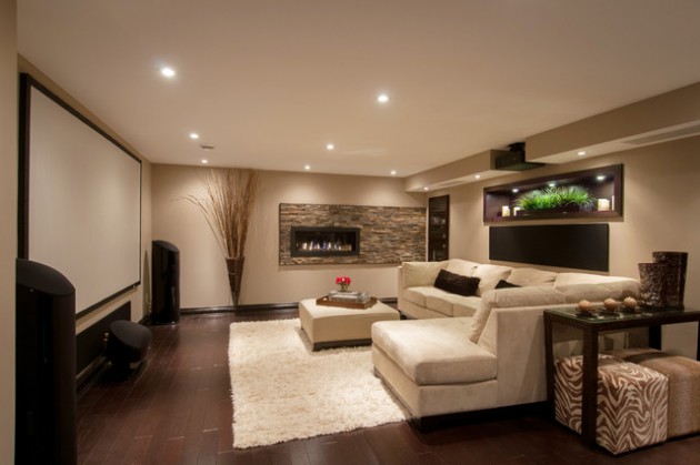 24 Stunning Ideas For Designing a Contemporary Basement