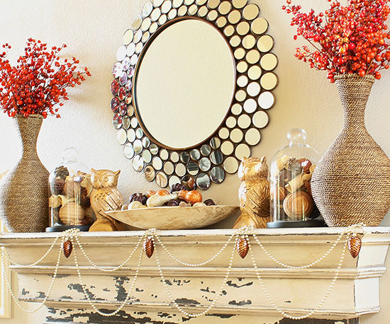 40 Delightful DIY Fall Mantel Decoration Ideas