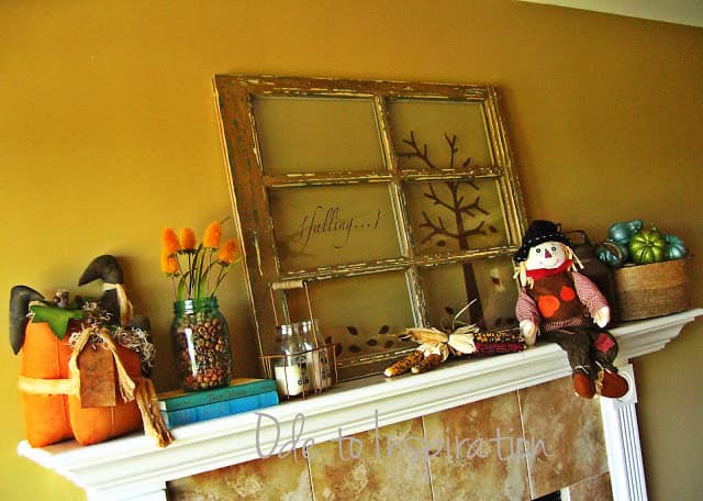 40 Delightful DIY Fall Mantel Decoration Ideas 35