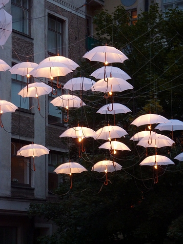 23 Incredible Umbrella Art Installations