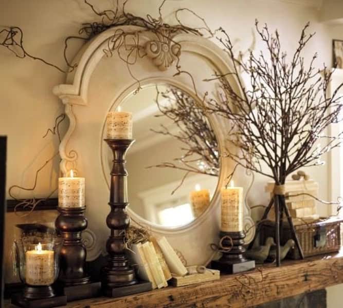 40 Delightful DIY Fall Mantel Decoration Ideas 9