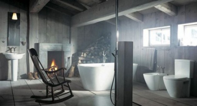 23 Fantastic Rustic Bathroom Design Ideas