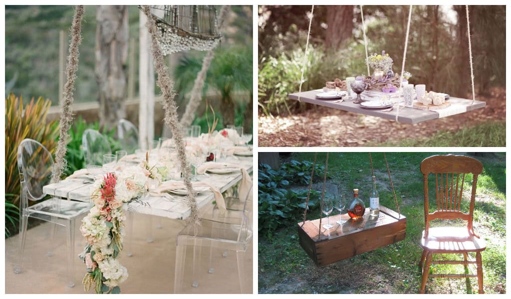 25 Amazing DIY Hanging Table Ideas