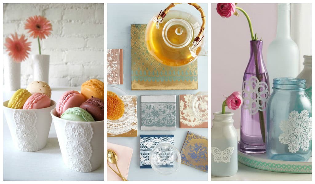 40 Inspiring DIY Lace Decorations