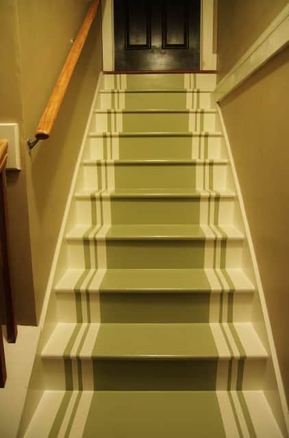 20 Fancy Painted Stair Runners Ideas