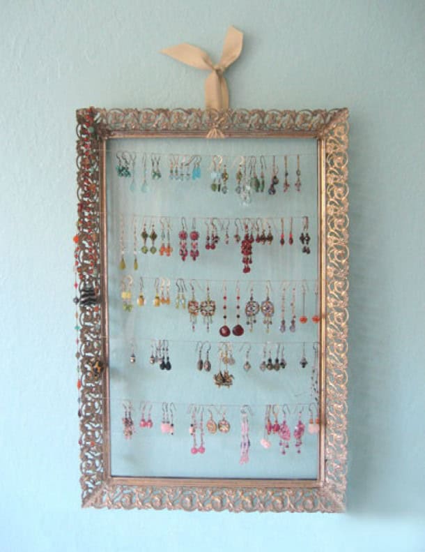 36 Awesome Ideas of DIY Wall Jewelry Organizers