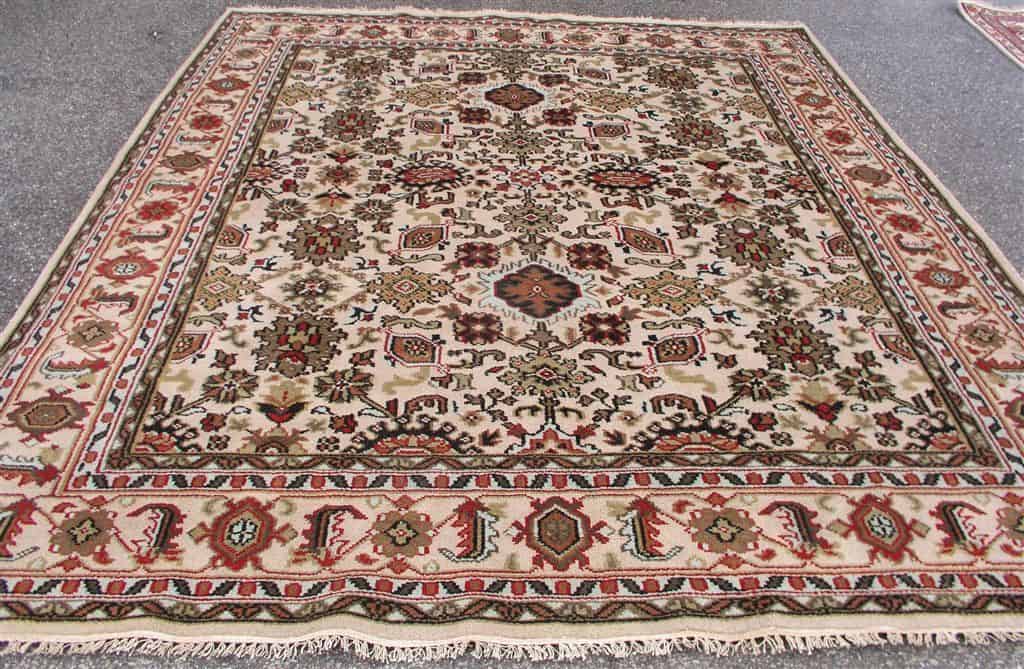 HAND KNOTTED WOOL AGRA OUSHAK PERSIAN ORIENTAL AREA RUG 13