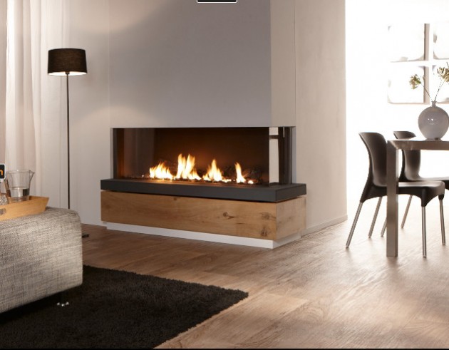 22 Ultra Modern Corner Fireplace Design Ideas