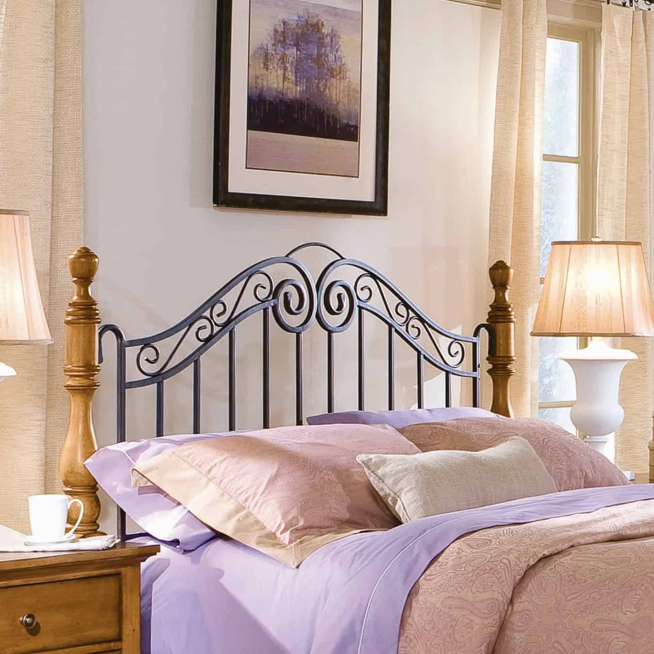 Cochrane American Harvest Metal Headboard 15 Elegant Headboards Made out of Wood and Metal (14)