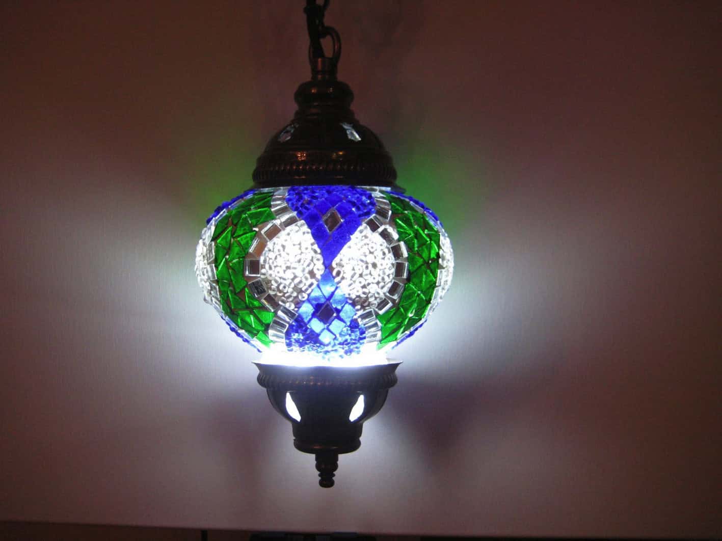 Turkish Mosaic Hanging Lamp 15 Really Cool And Unique Lamp Designs (2)