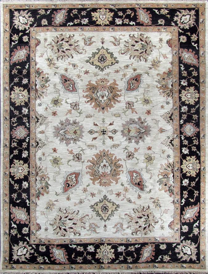 Hand Knotted Oushak Handmade Wool Chobi Peshawar RUG 15