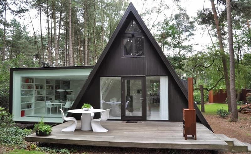 30 Charming Houses in the Woods 15