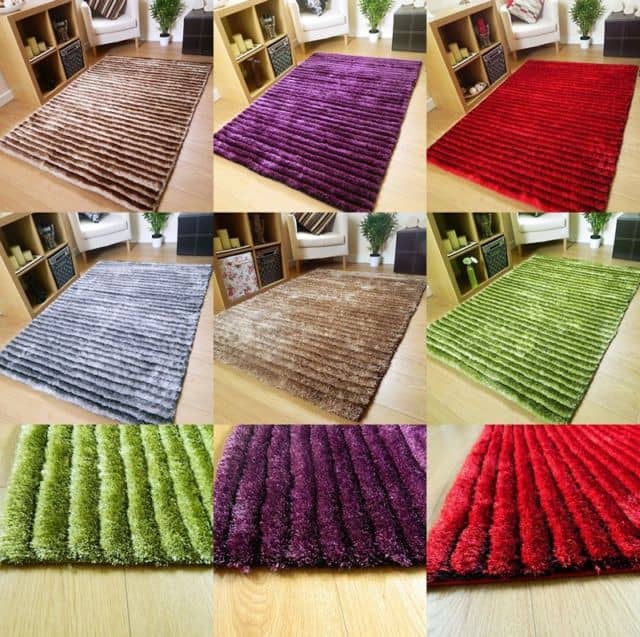 THICK SHINY SOFT SILKY SHAGGY TWILIGHT SABLE RUG 16