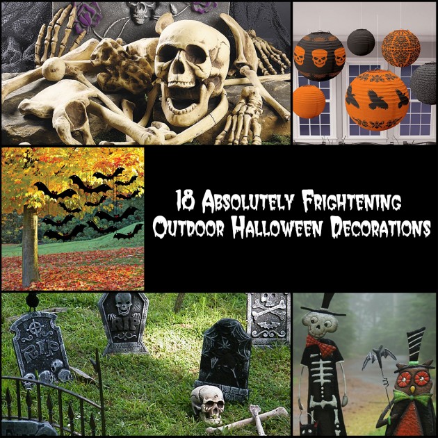 18 Absolutely Frightening Outdoor Halloween Decorations