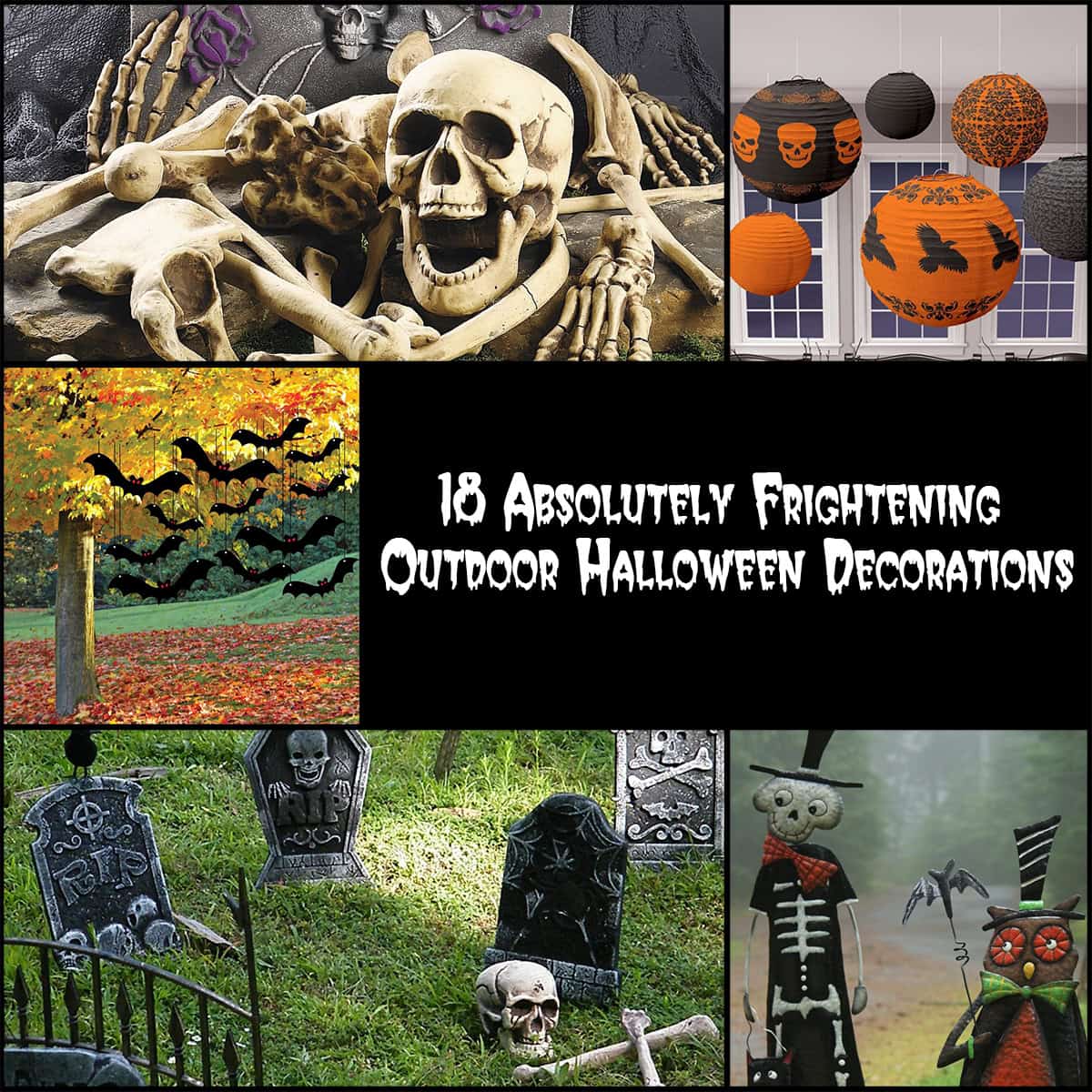 18 Absolutely Frightening Outdoor Halloween Decorations 18 Absolutely Frightening Outdoor Halloween Decorations (0)