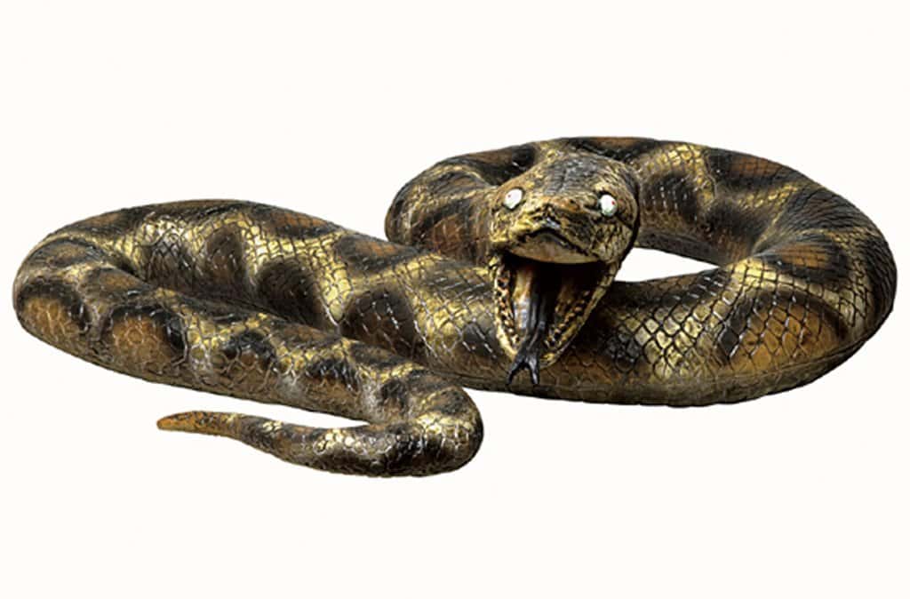 Python Snake Prop 18 Absolutely Frightening Outdoor Halloween Decorations (15)
