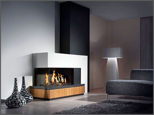 fireplace corner modern ultra gas fireplaces contemporary designs marble source architectureartdesigns remodel living choose
