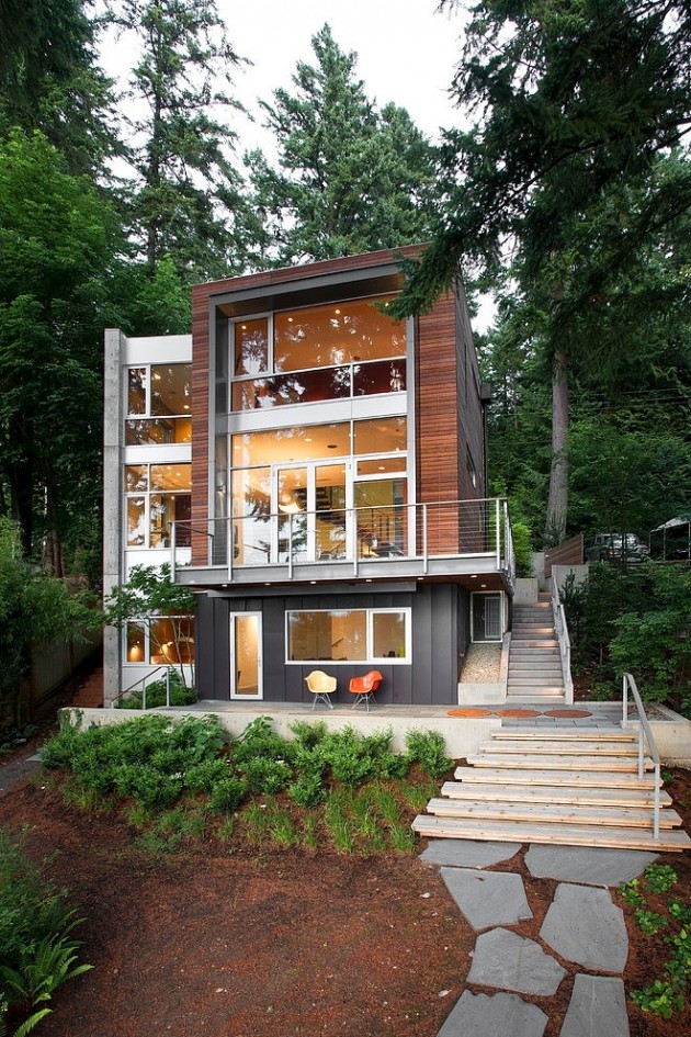 30 Charming Houses in the Woods