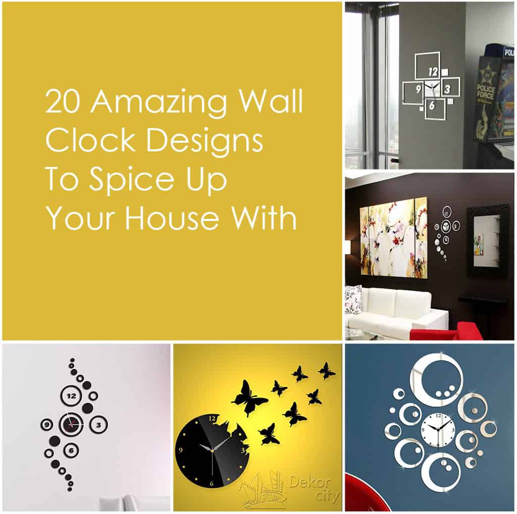 20 Amazing Wall Clock Designs To Spice Up Your House With