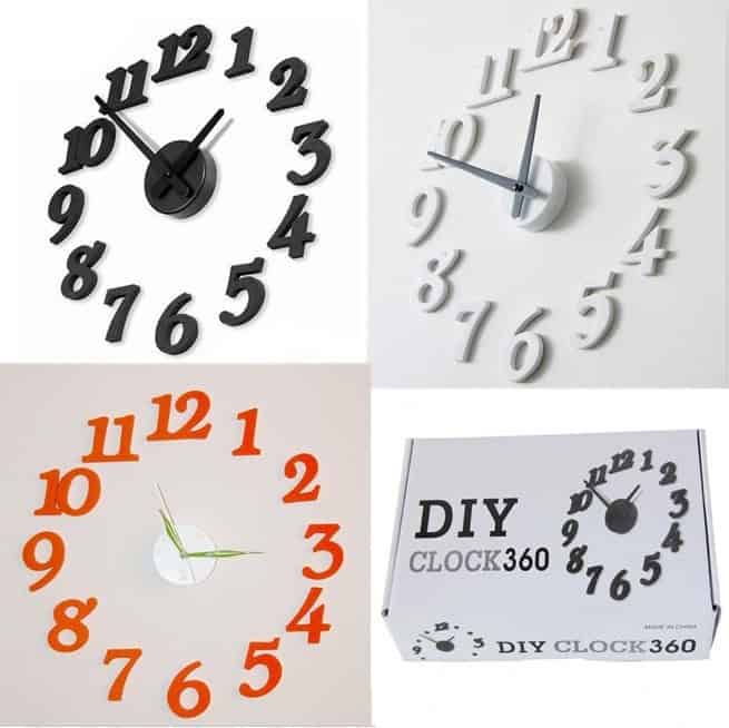 Cute 12-Hour Display Silent Wall Clock 20 Amazing Wall Clock Designs To Spice Up Your House With (17)
