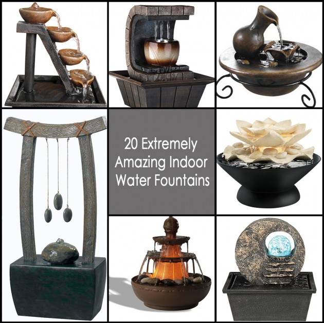 20 Extremely Amazing Indoor Water Fountains