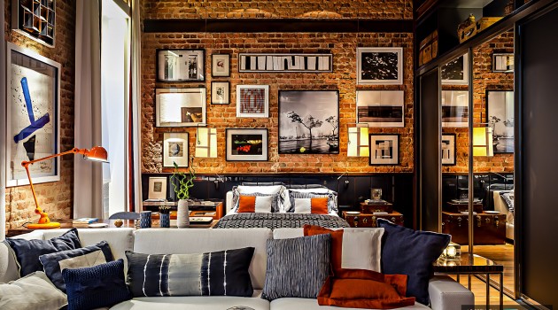 Multifunctional Brazilian Loft Apartment in the Style of 70’S