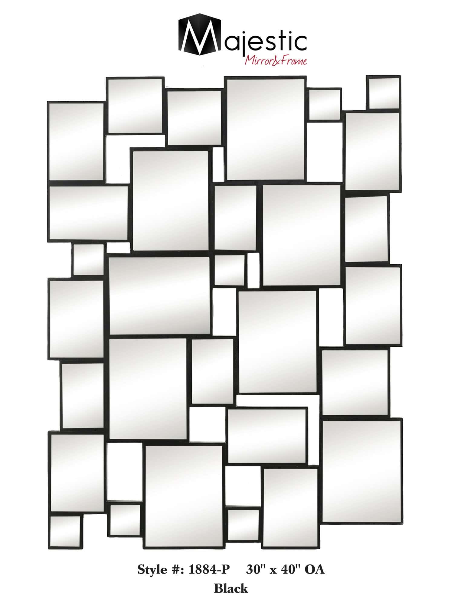 Majestic Mirror Contemporary Rectangular Wall Mirror 23 Fancy Decorative Mirror Designs (10)