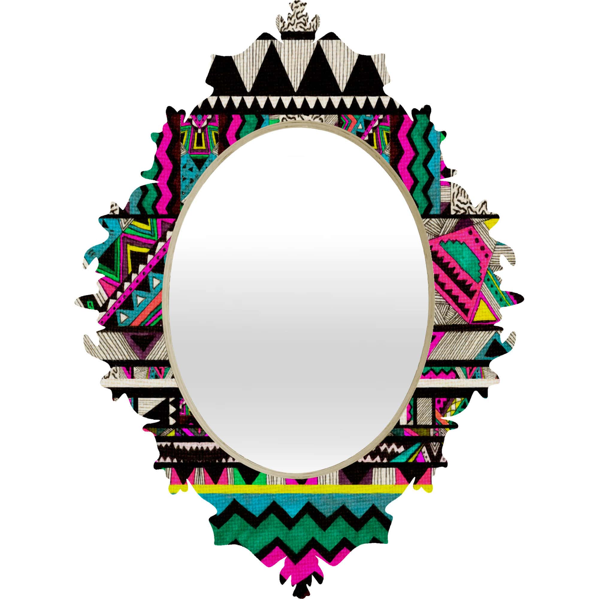 DENY Designs Kris Tate Fiesta 1 Baroque Mirror 23 Fancy Decorative Mirror Designs (18)