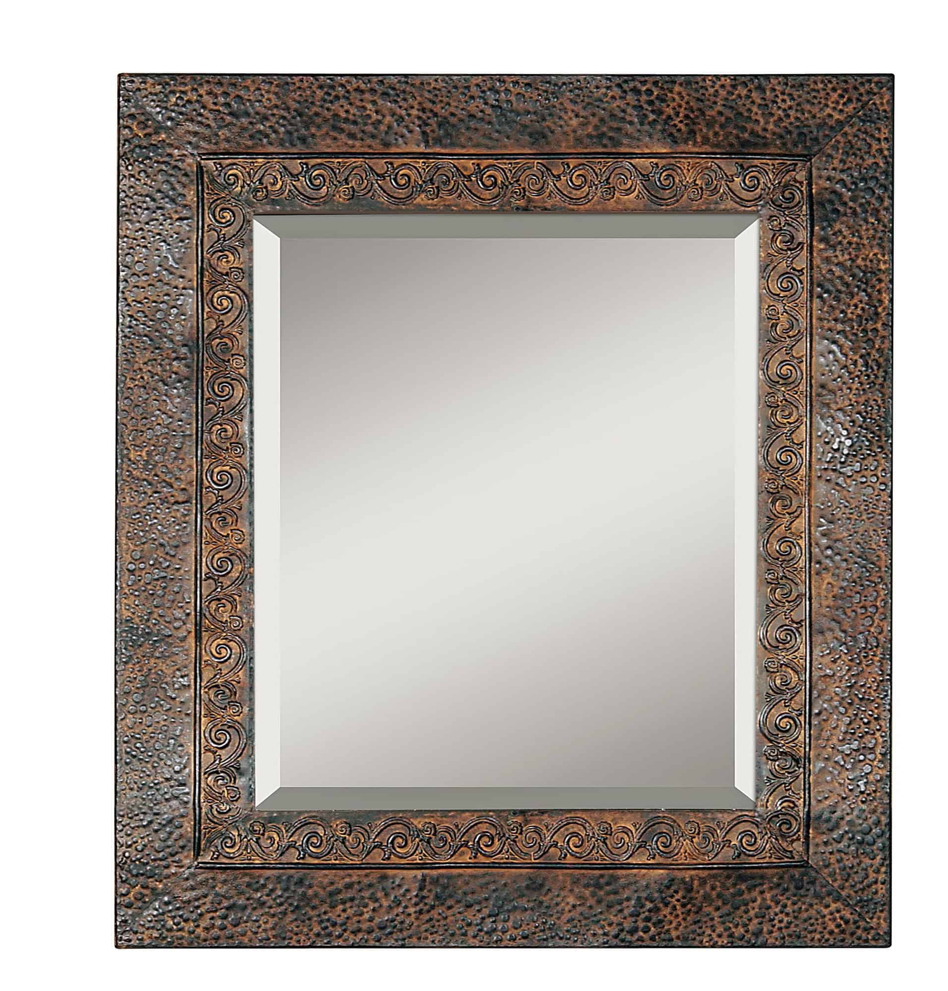 Uttermost Jackson Rustic Metal Framed Mirror 23 Fancy Decorative Mirror Designs (23)