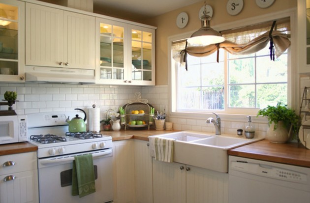 30 Impressive Kitchen Window Treatment Ideas